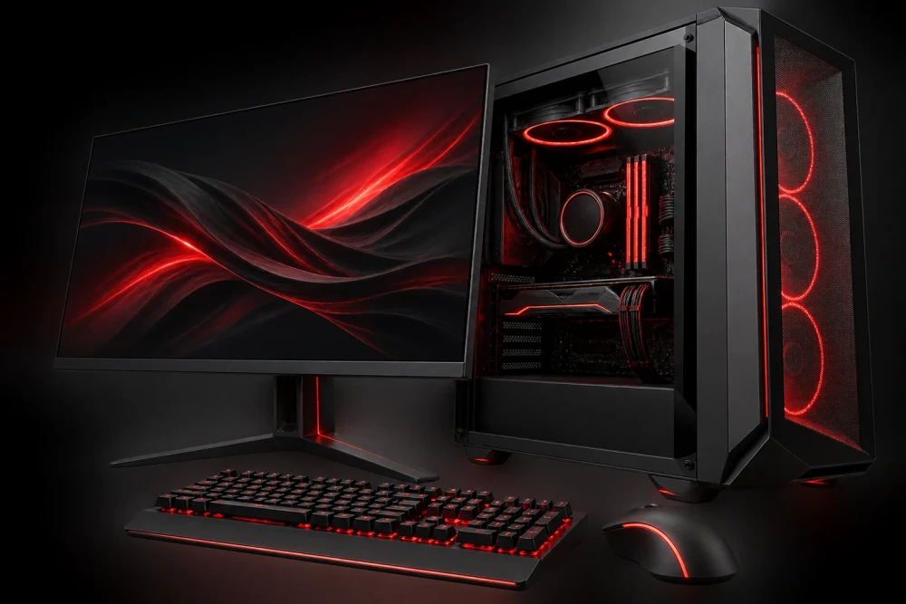 High-end desktop PC setup